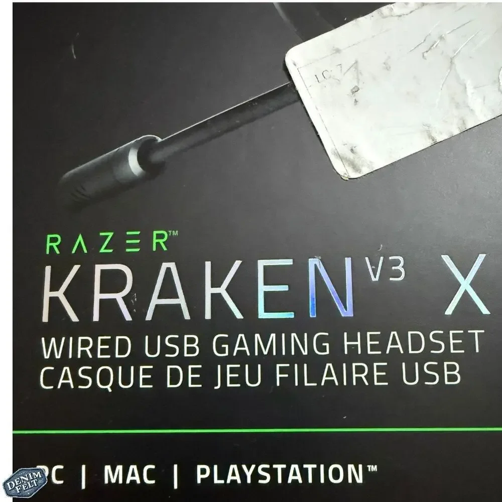 Razer Kraken‎ V3 X Wired USB PC Gaming Headset | Black on Black | NEW/NIB!!